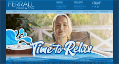 Desktop Screenshot of ferrallpools.com
